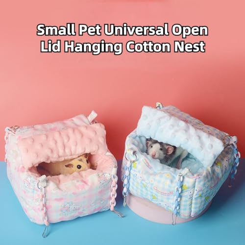 Copfeu Sugar Glider Cama Quente Pendurada Cama Chinchila Cama de Dormir Ninho de Hamster Rede de Ani