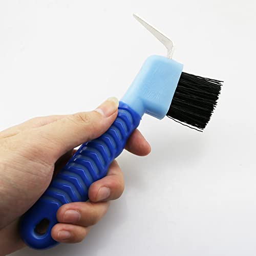 Zyamy Horse Hoof Pick Brush With Soft Touch Rubber Handle Random Color For Goat, Donkey And Horse #TOP4