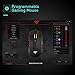 havit Ratón Gaming 7 Botones Mouse Gaming programables Iluminación RGB [800-1600-2400-4800-7200 dpi,]...