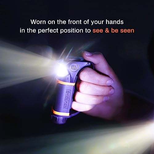 Knuckle Lights Advanced - Running Lights For Night Runners, See And Be Seen With Ultra Bright Flood Beams And An Innovative Charging Dock #TOP7