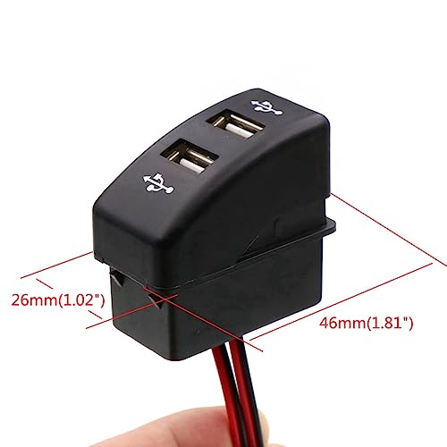 Cargador USB Dual para Coche Evita Baterías Vacías Instalación Fija para Camión XF 106 105 95 6