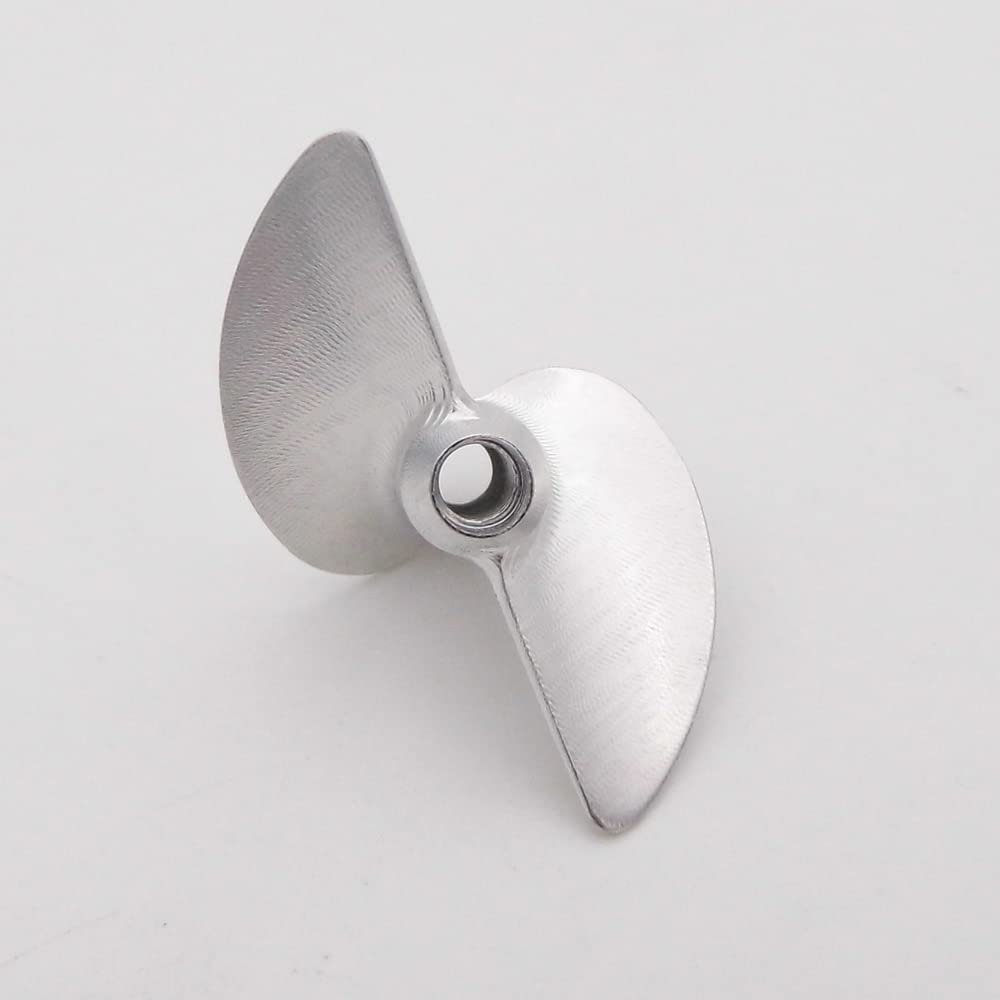 【Części zabawki zdalnego sterowania】 RC motorówka śmigło CNC gwint M4 śmigło aluminiowe 30mm 38mm 40mm dla RC łódź wyścigowa MONO1 MONO2 Hydro CAT -Materiały przyjazne dla środowiska (Color : 32mm)