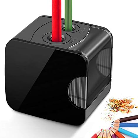 ARPDJK Electric Pencil Sharpener, Powered By USB or Battery Operated Heavy Duty Automatic Electronic Pencil Sharpener For No.2 And Colored Pencil