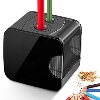 ARPDJK Electric Pencil Sharpener, Powered By USB or Battery Operated Heavy Duty Automatic Electronic Pencil Sharpener For No.2 And Colored Pencil