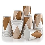 UTILIDAD - Vasos desechables para cafe con leche, cafe solo, té, agua y cualquier tipo de bebidas calientes y frías. Perfectos para lavar y volver a utilizar.