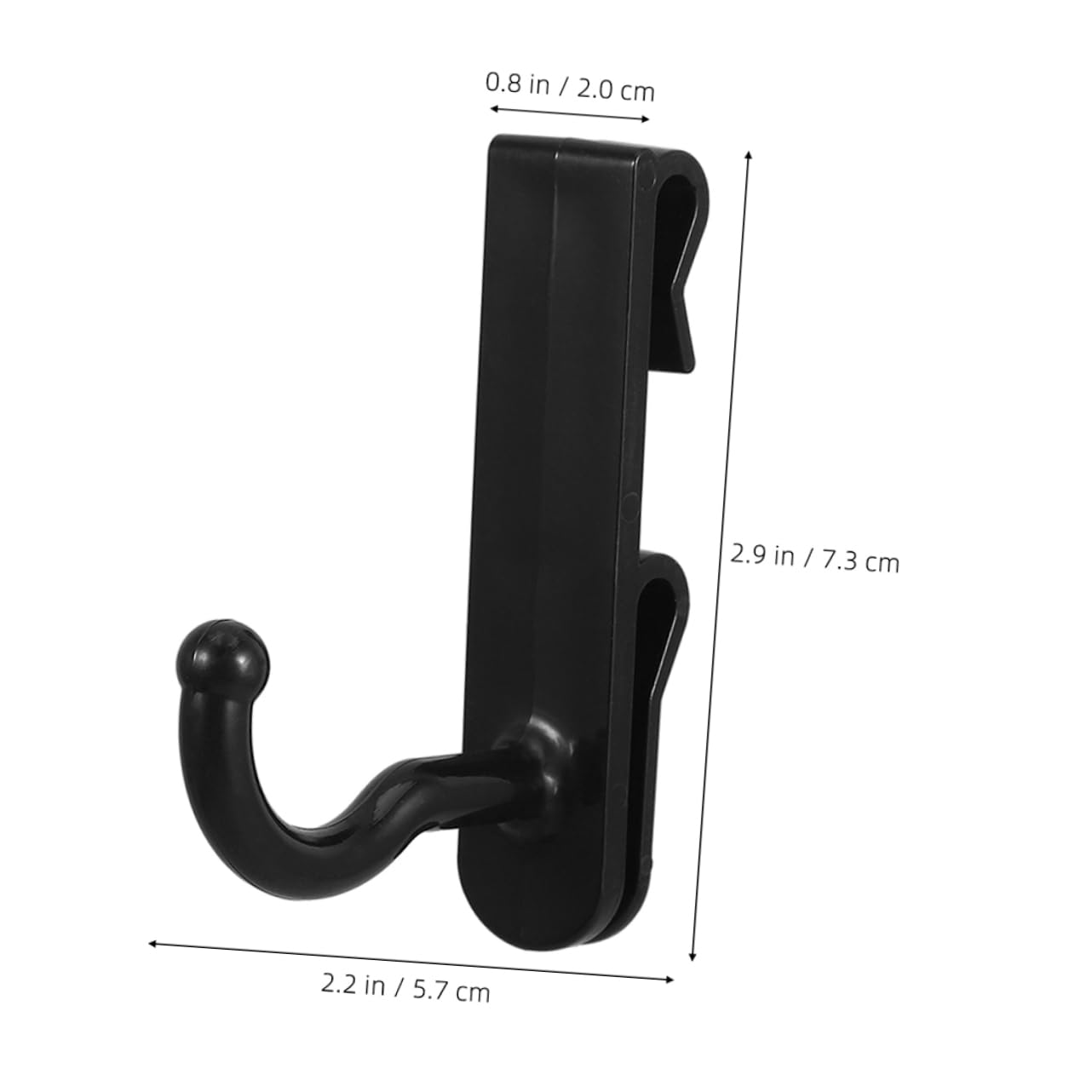 Yardenfun Grid Wall Hooks Assortment Pcs Abs Utility Hooks for Office Kitchen Garage Easy Install for Heavy Items