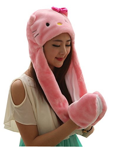 Meta-U - Sombrero - para niña multicolor Cat talla única