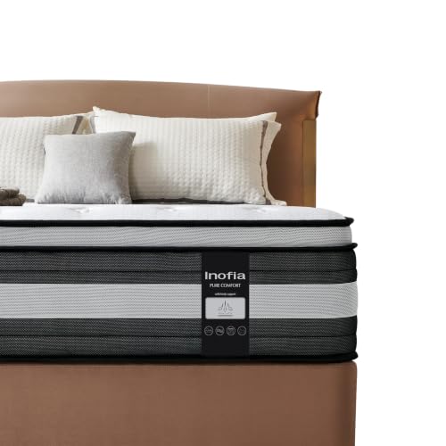 Inofia Matratze H3/H4 28cm-7-Zonen Federkernmatratze,KühlNest Taschenfederkernmatratze… – Ansicht 1