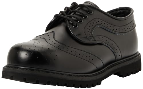Chaussures à lacets noir Brandit Budapester cuir véritable EU41