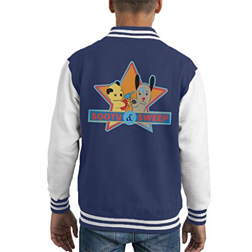 Veste Varsity Sooty & Sweep Cartoon pour enfant avec motif pistolet à eau