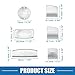 A ABSOPRO Car Master Window Switch Button Cover Trim Decal Sticker for Honda Accord 2018-2022 Silver Tone (Set of 10)