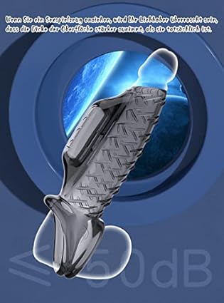 Fundas para Pene Extensión Vibrador, juguete sexual pene de silicona manga Puede aumentar la inserción de la erección y retrasar la eyaculación