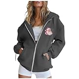 Ropa para el hogar Suéter familiar de Navidad para mujer con cuello redondo mangas largas para ropa cómoda acogedora atmósfera festiva sudadera de gran tamaño para mujer, gris, S