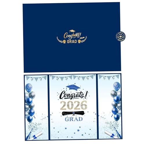 Libro de invitados de graduación el regalo perfecto de decoración azul 2