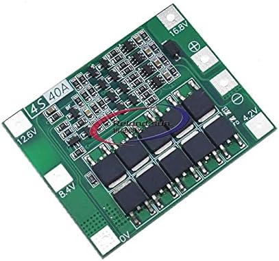 1Pcs 3S 4S 30A 40A 60A Protection Board 18650 BMS For Drill Motor 11.1V 12.6V 14.8V 16.8V Enhance Balance (4S 40A?Enhance)