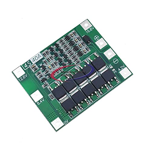 1Pcs 3S 4S 30A 40A 60A Protection Board 18650 BMS For Drill Motor 11.1V 12.6V 14.8V 16.8V Enhance Balance (4S 40A?Enhance)