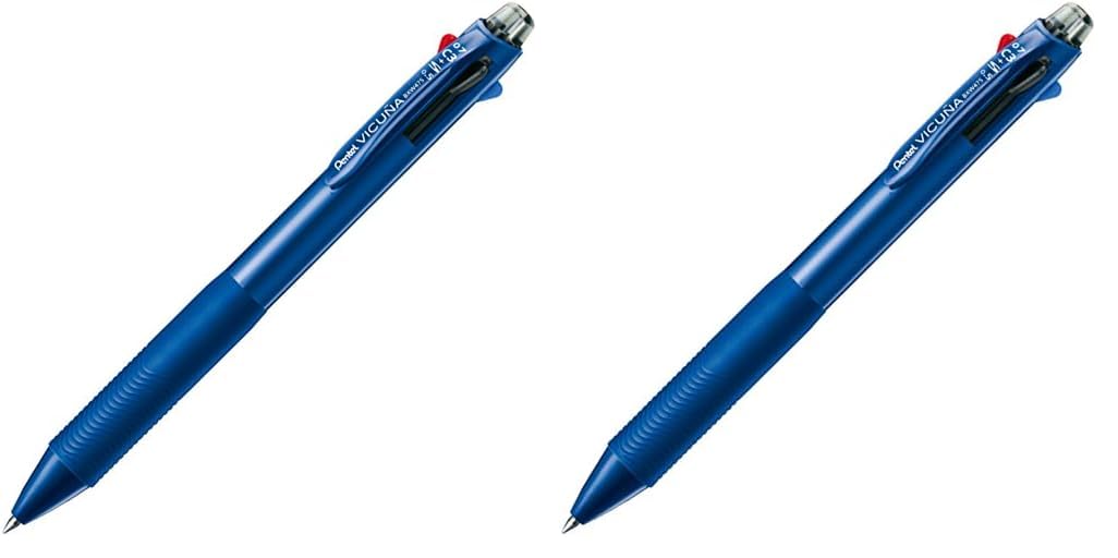 Pentel Vicuna Multi Function Pen 3 Color and Mechanical Pencil, Blue, BXW475C