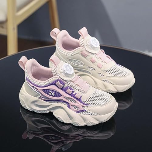 Kids Sneakers Boys Shoes Girls Shoes Arch Support High Elasticity Running Shoes Shock Absorption Wear-Resistant Tennis Shoes Casual Walking Shoes Sport Athletic 12.5~6.5 Sizes4