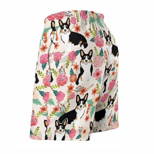 Men's Swim Trunks Brraaap Dirt Bike Motocross Beach Shorts with Pockets Mesh Lining Swimwear Bathing Quick Suits4