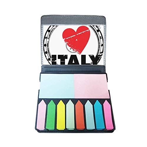 Notes autocollantes I Love Italy pour organiser vos lectures de voyage