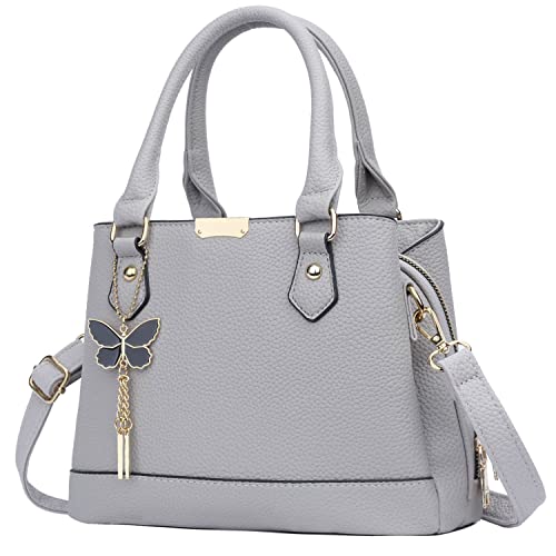 Kkxiu Purses And Handbags For Women Top Handle Satchel Shoulder Ladies Crossbody Bags (E-Light Grey) #TOP23