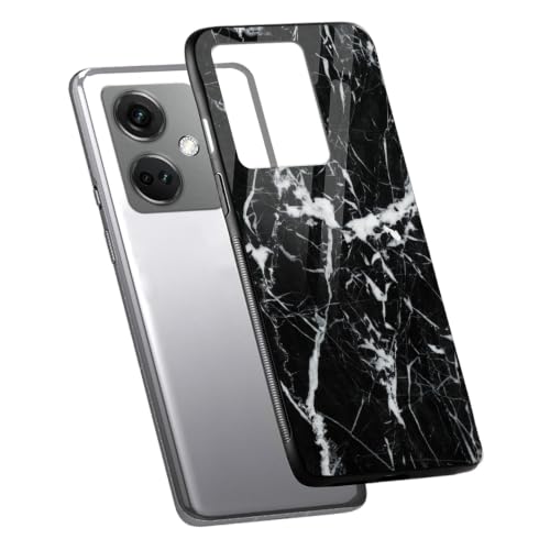 Image of COLORflow Back Cover Compatible with OnePlus Nord CE 3 5G | Black Marble White | Shockproof TPU Bumper Cover with Camera Protection Back Cover Compatible with OnePlus Nord CE 3 5G