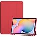 ProCase Case for Galaxy Tab S6 Lite 10.4 2024 2022 2020(SM-P620/P625/P613/P619... Trifold Stand Folio Soft TPU Translucent Back Cover with S Pen Holder Support Auto Wake/Sleep -Red