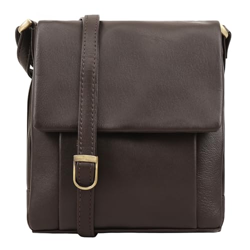 Sac à main compact compartimenté cuir véritable pour petits objets RAISA
