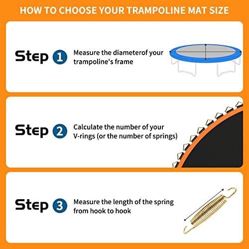 image for Jumpfly Replacement Trampoline Mat, Using 5.5