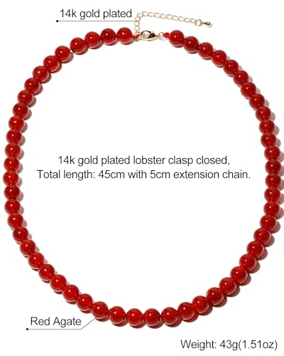 Simple Adjustable Necklaces for Women and Men Protection 8mm Reiki Crystals Beaded Necklace Good Luck Spiritual Gifts Unisex3