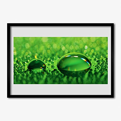 Cascade d'art image cadre en MDF haut de gamme 70x50 cm pour design intérieur