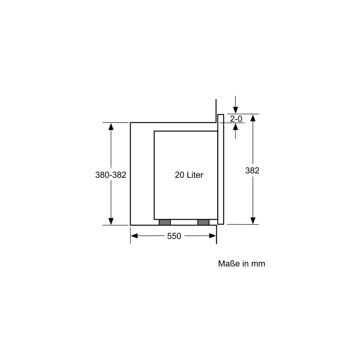 Siemens BF525LMS0 Mikrowelle Einbau 59.4 cm Edelstahl Elektronikuhr