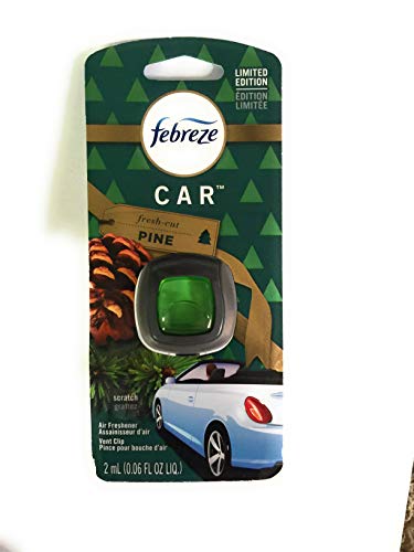 Image of Febreze Car Vent Clip Fresh-Cut Pine Air Freshener