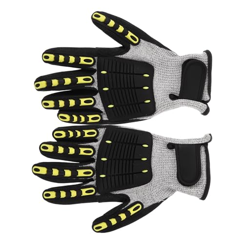 Guantes duraderos Toddmomy con alta resistencia a impactos y diseño ergonómico gris