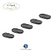 Webcam Cover | Black Metal (5 Pack) Laptop Camera Cover Slide | Protects Computer & Smartphone Camera Against Hackers Swiss Made Webcamera Slider | Web Cam Blocker