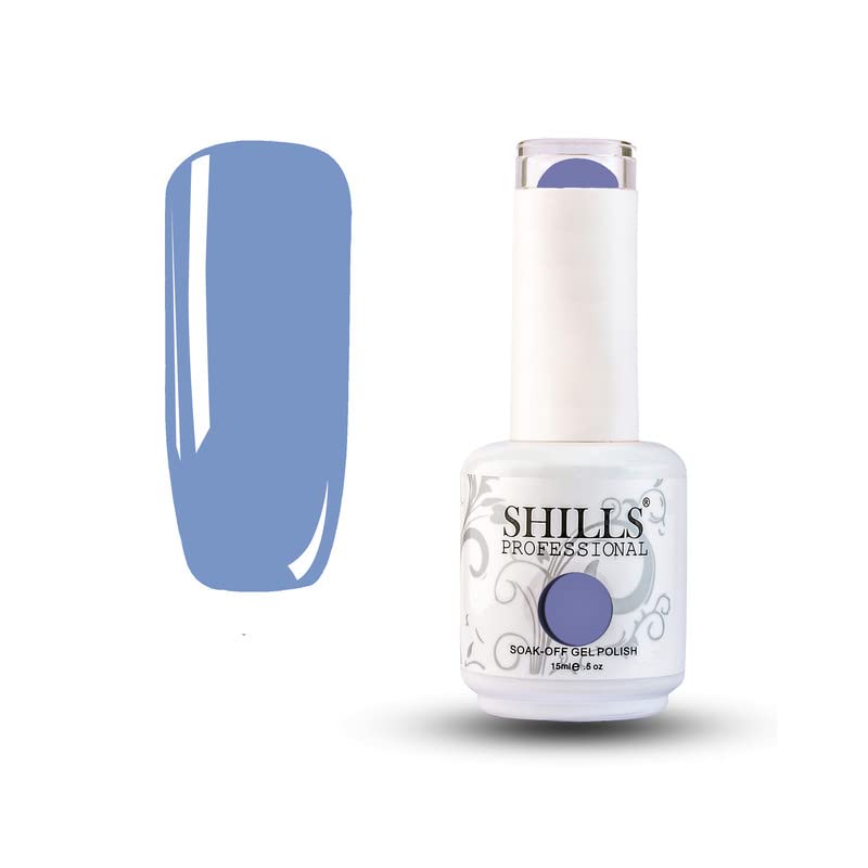 Image of Shills Professional Uv /Led Soak Off Gel Polish (Gel Nail Polish) Glossy Finish Nail Polish Color Shade 18, 15 Ml
