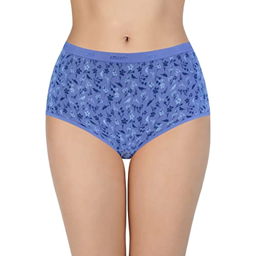 Image of Amante Printed Cotton Full Brief Panty Pack(Pack of 3)