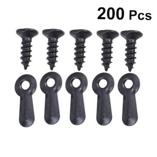 Image of 600pcs Picture Frame Hanger Kit Easy to Install Picture Hanging Hardware Screws Black Frame Hangers for Home Decor and Artwork