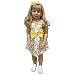 YIHANGG 39 Pollici 100 CM Vinile in Silicone Bambino Piccolo Bionda Principessa Ragazza Bambola di Moda di 3 Anni Giocattolo da Vestire per Bambini Bambola Reborn Modello di Abbigliamento