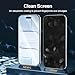 NEW'C 3 Pack Designed for iPhone Air/iPhone 17 Air Screen Protector (6.5 inches), Tempered Glass with easy installation tool included,Case Friendly Ultra Resistant