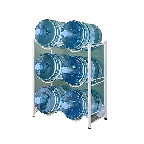 Organiseur robuste à double rangée pour bouteilles d'eau de cuisine