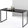 ZINUS Jennifer Laptopbureau, 140 cm, voor thuiskantoor, eenvoudige montage, metalen frame, diepe espresso
