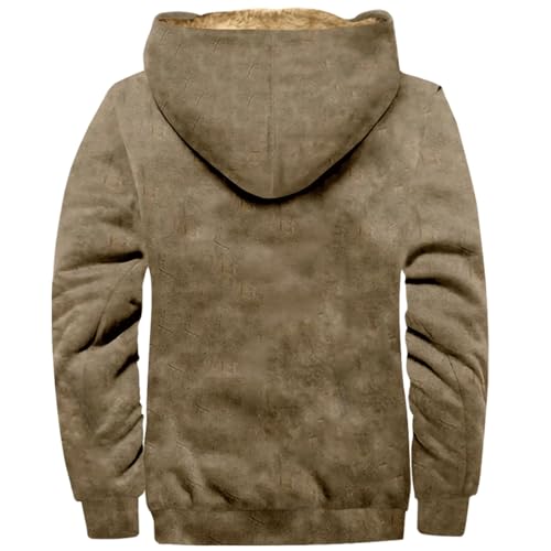 Suave forro polar Sherpa en chaqueta masculina de algodón de textura premium 3