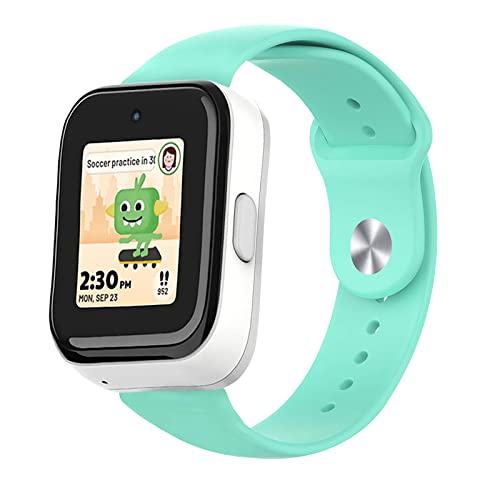 NewJourney Compatible with SyncUP Kids Watch Band Replacement, Soft Silicone Watch Bands Compatible with T-Mobile Sync UP Watch (Teal)