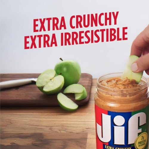 Image of Jifs Extra Crunchy Peanut Butter - Gluten Free 454 g (Imported)