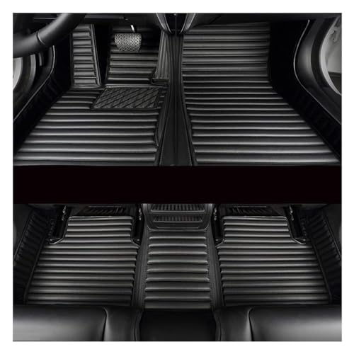 Tapis sol voiture pour Classe R V251 7 places 2006-2017 avec revêtement cuir PU rayé