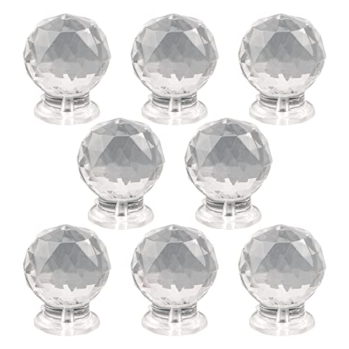 MOROBOR Mini pomelli in acrilico, 8 manopole