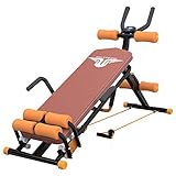 Haushalts-Sit-ups, Schöne Taillen-Bauchmaschine, Bauchmuskel-Trainingsgerät, Spannungsgerät, Liegestütze, Intelligentes Zählen, Mit Armlehnen, Gewicht 150 Kg, Für Fitness-Enthusiasten Roscloud@