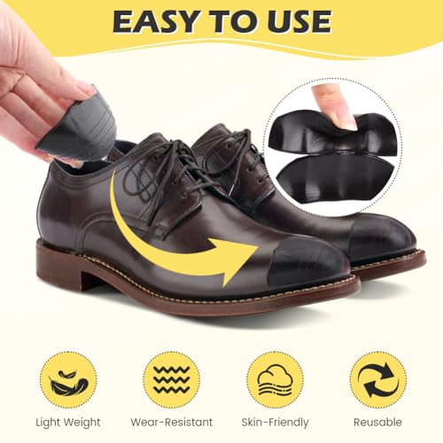 Almohadillas rellenas para zapatos, 2 pares, negras miniatura 4