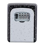 ZHEGE Key Lock Box, Combination Lock Box with Code for House Spare Keys, Home, School, Office Wall...